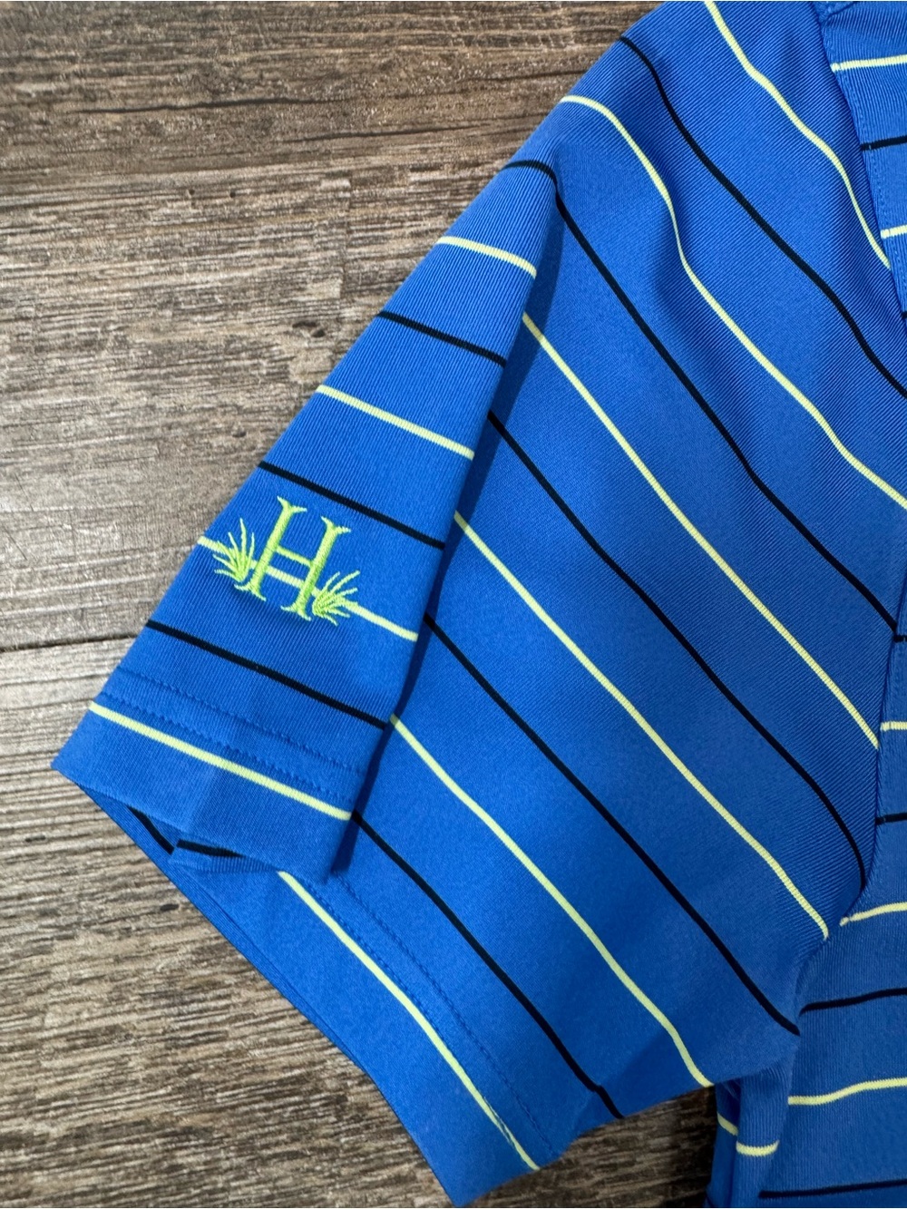 Under Armour Blue Striped Performance Polo SZ M - Picture 6 of 15